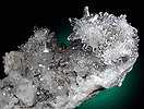 Mineral specimen: Quartz crystal cluster from RR cut, east bank of Hudson River, Poolsburg, New York.