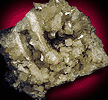 Mineral specimen: Apophyllite on Datolite from Millington Quarry, Millington, New Jersey.