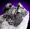 Mineral specimen: Spinel in Calcite from Amity, New York.