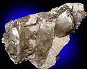 Mineral specimen: Quartz var. Smoky and Albite from Peter's Pocket, N. Moat Mt., Bartlett, New Hampshire.