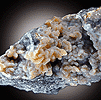 Mineral specimen: Wulfenite with Quartz coating from Finch Mine, Hayden, Arizona.