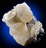 Mineral specimen: Prehnite (translucent yellow-green) from O & G Quarry, Southbury, Connecticut.