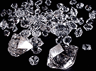 Mineral specimen: Quartz var. Herkimer Diamonds from 50+ crystals, Middleville, New York.