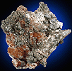 Mineral specimen: Diopside on Grossular from Goodall Quarry, Sanford, Maine.